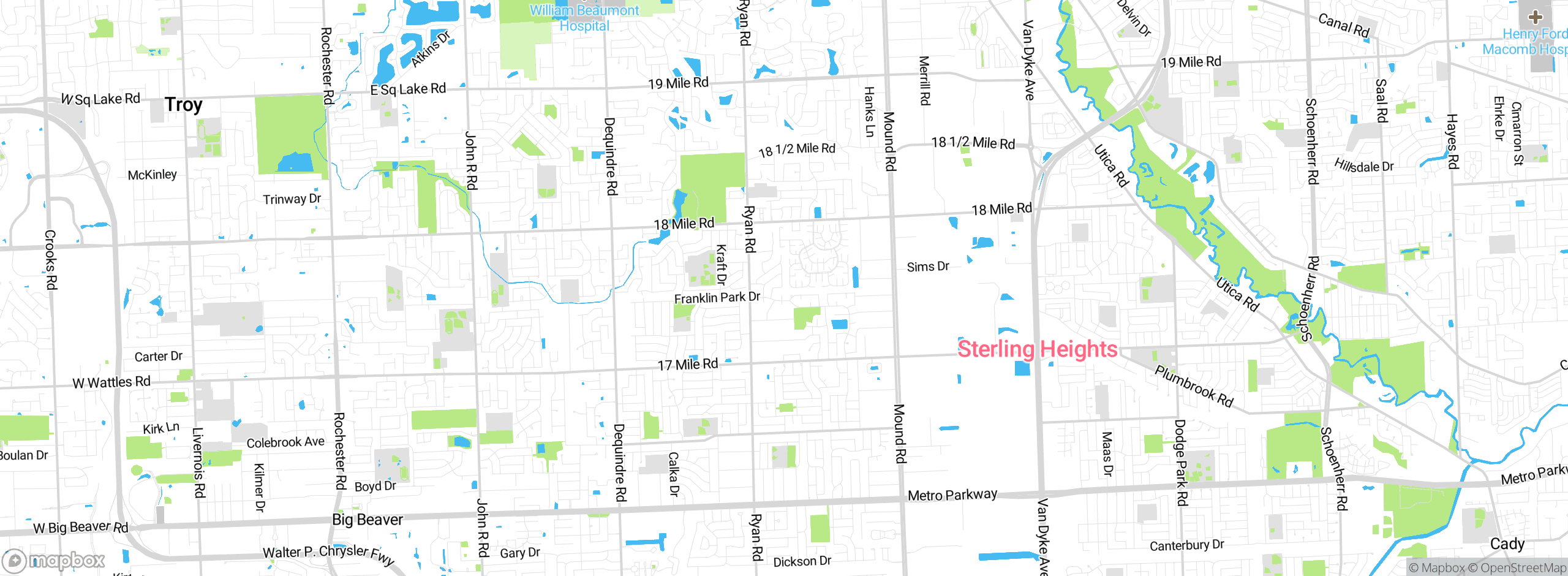 Map showing approximate location