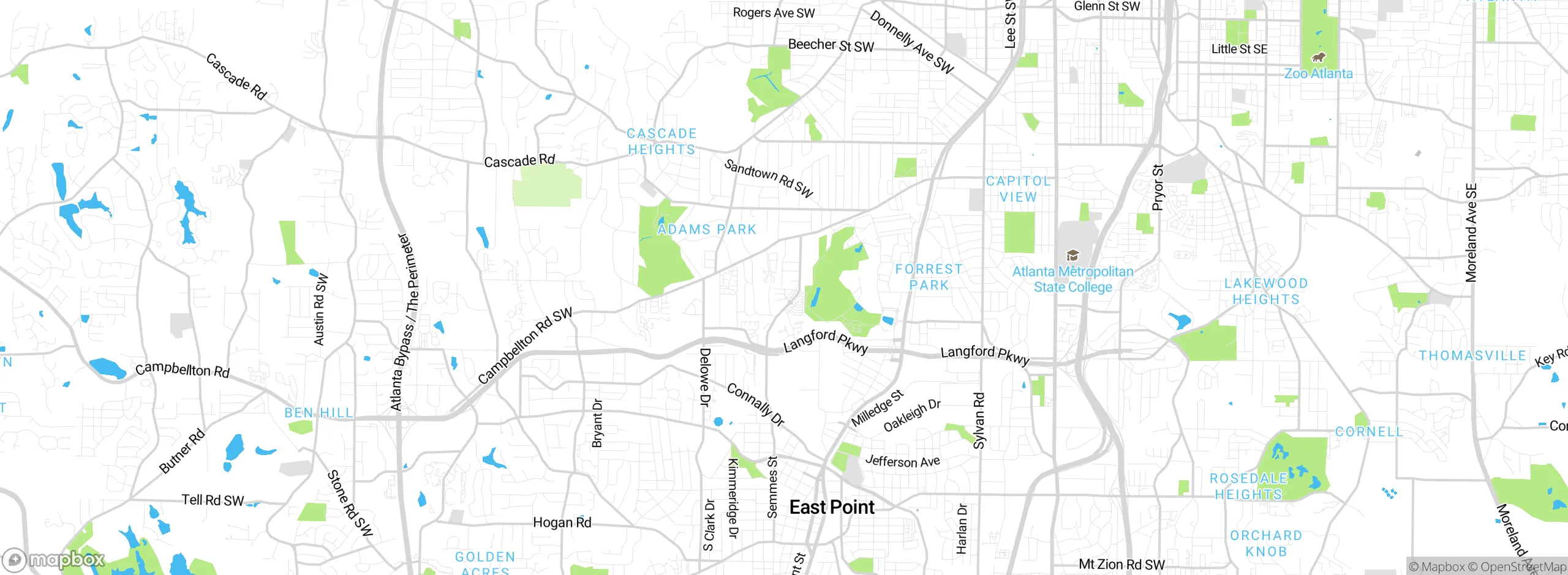 Map showing approximate location