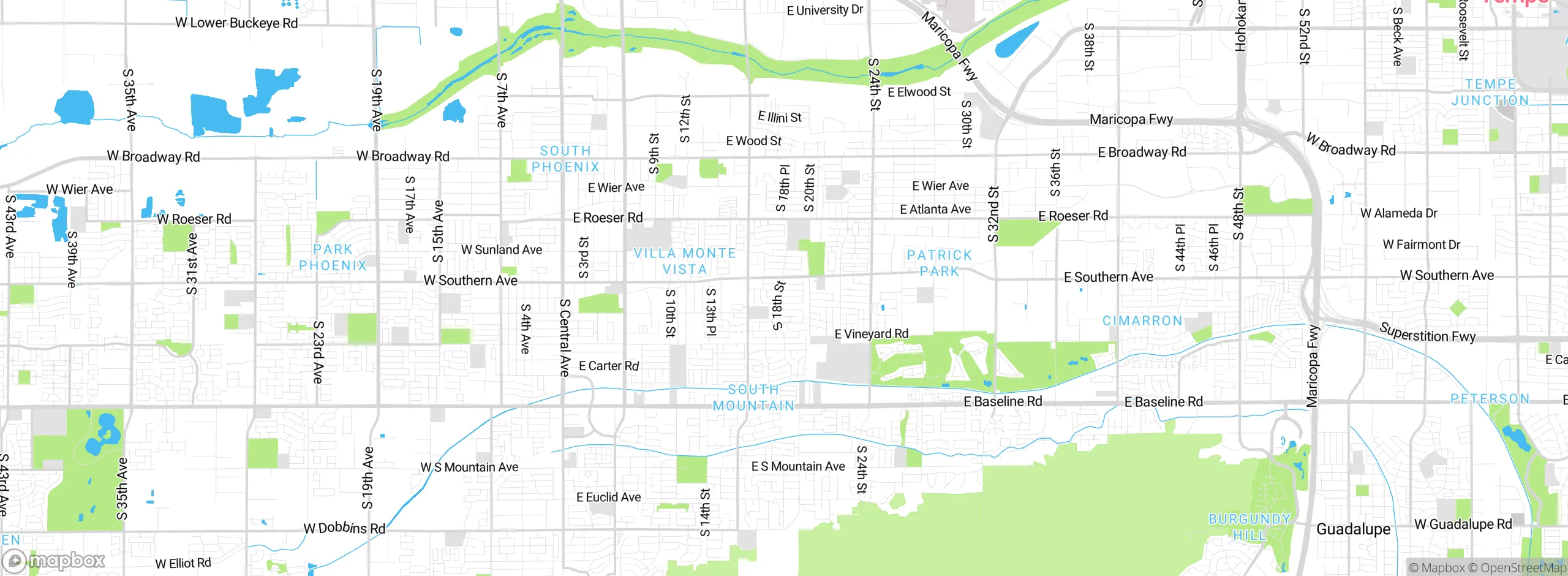 Map showing approximate location