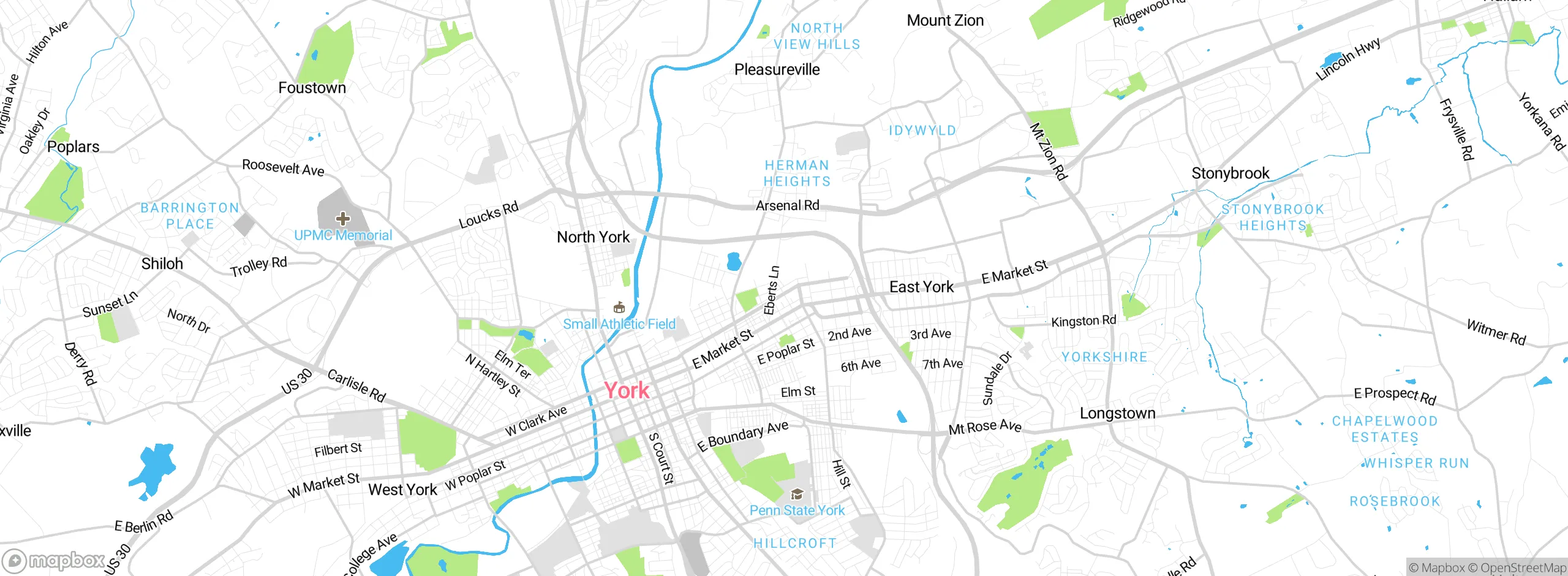 Map showing approximate location