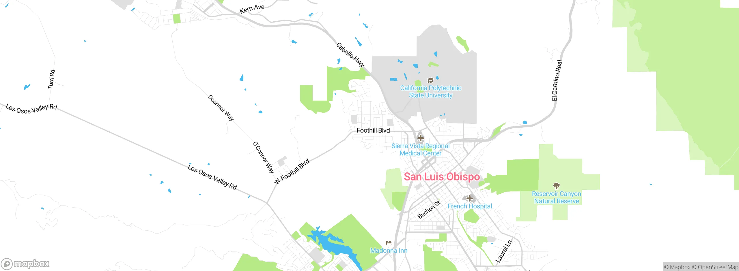 Map showing approximate location