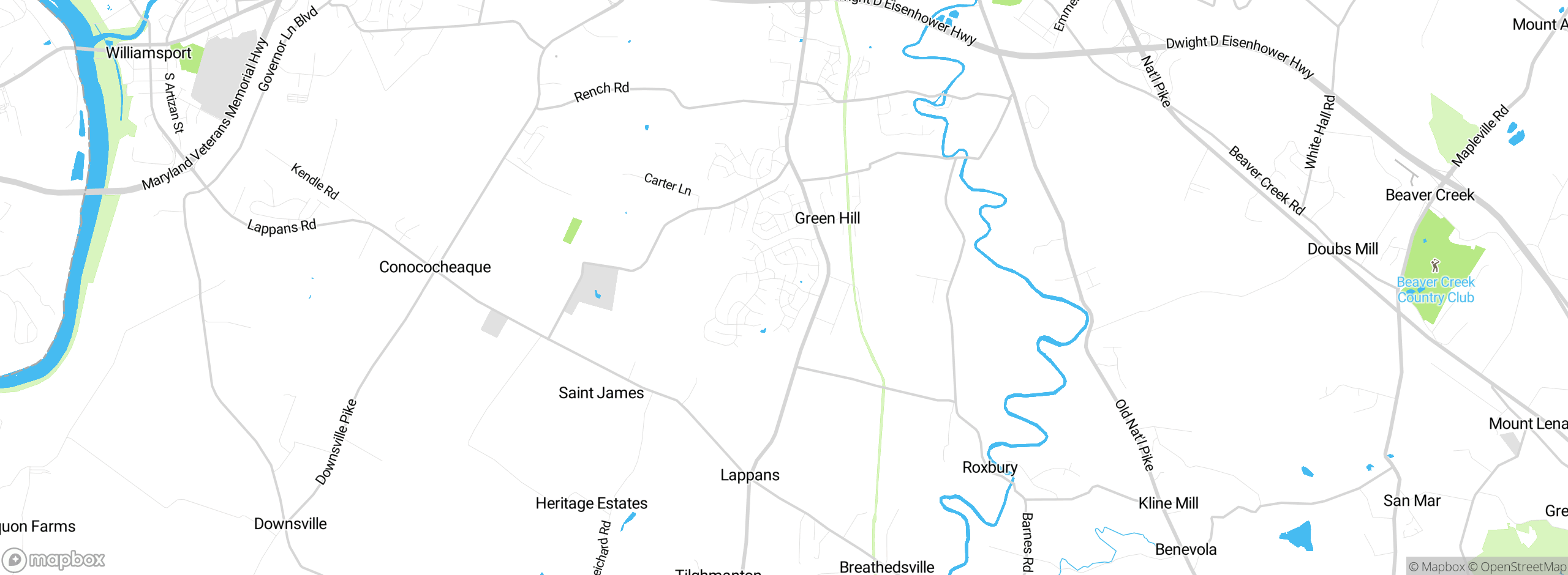 Map showing approximate location