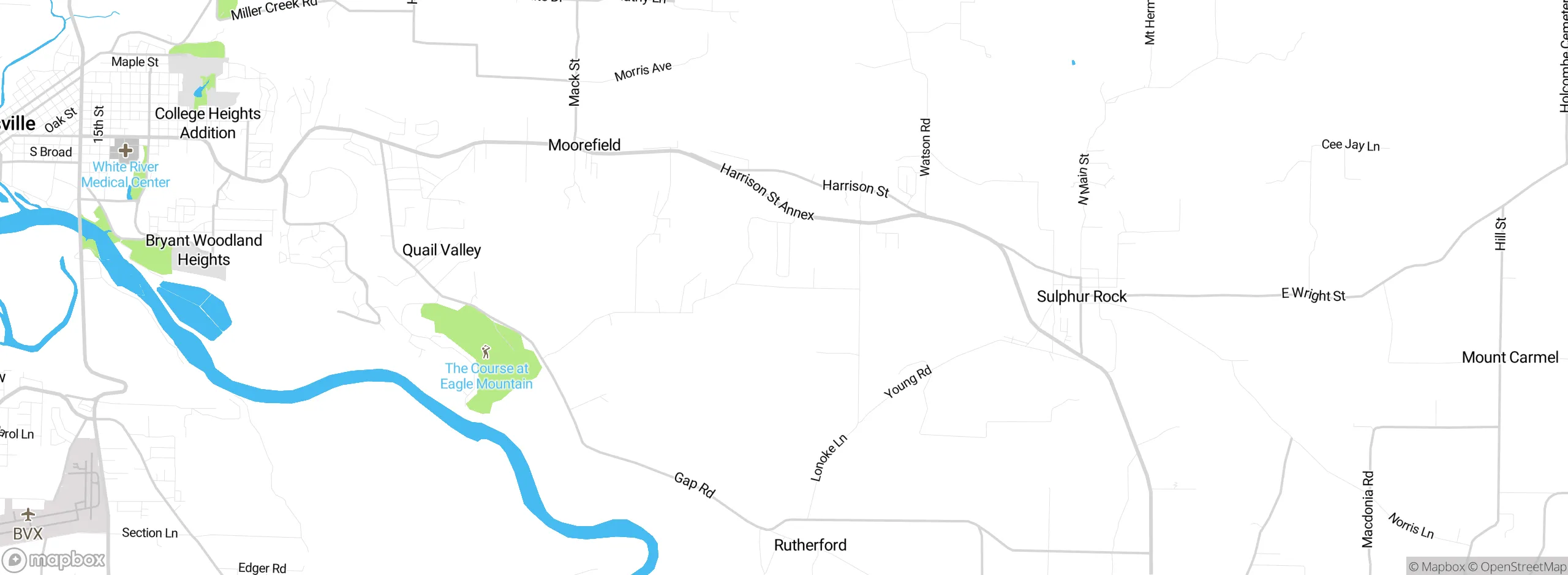 Map showing approximate location