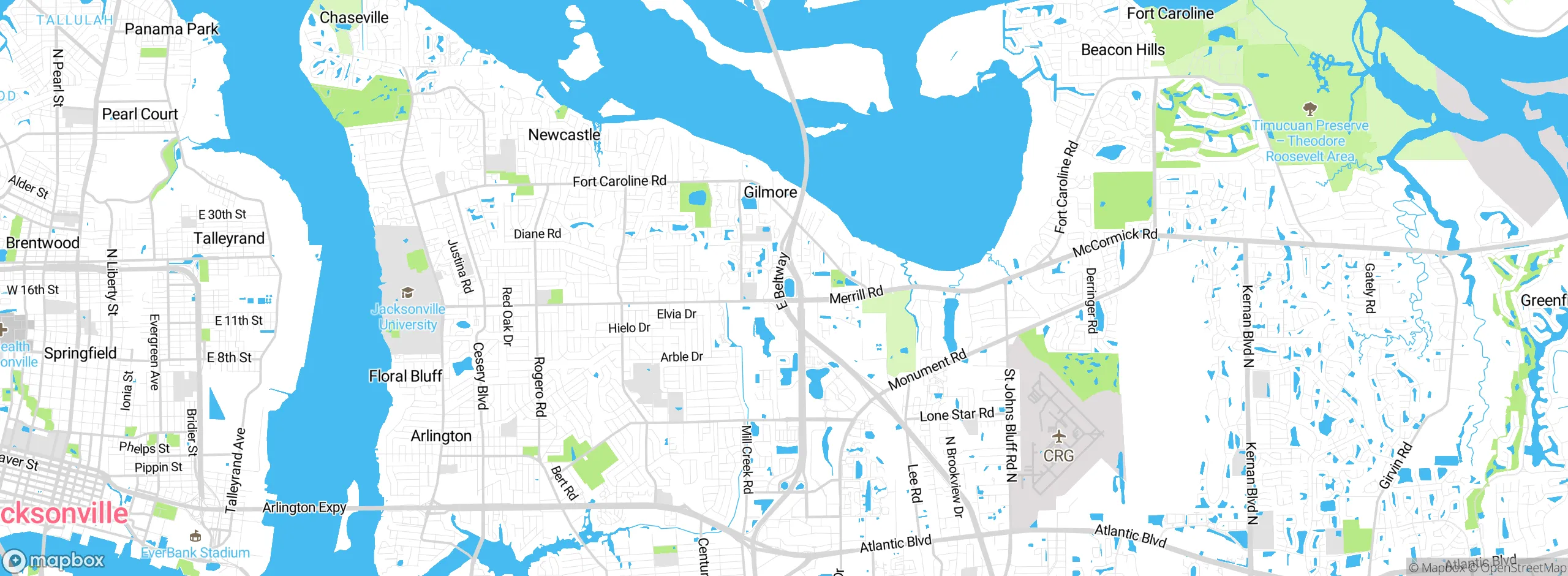 Map showing approximate location