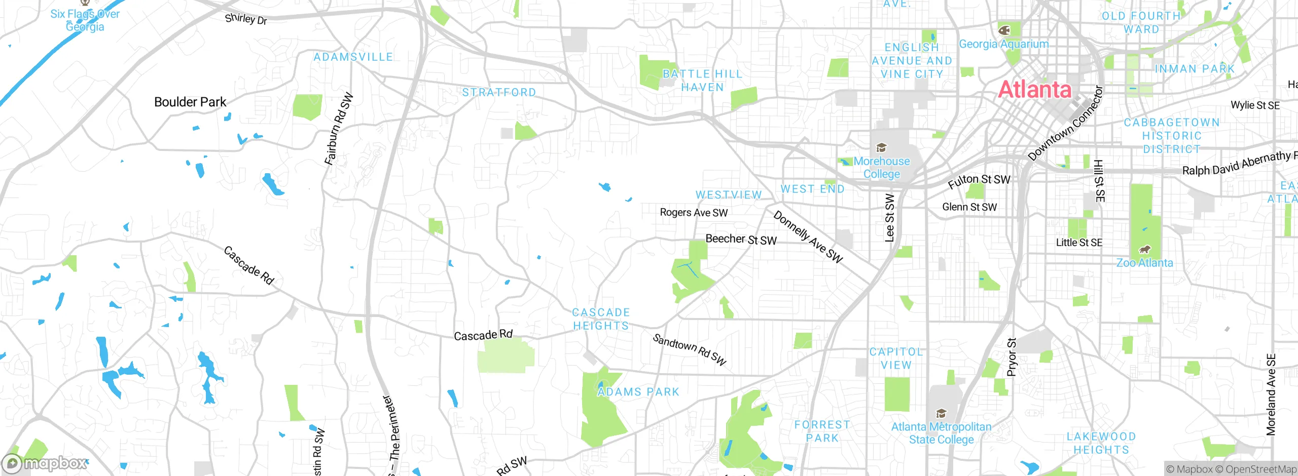 Map showing approximate location