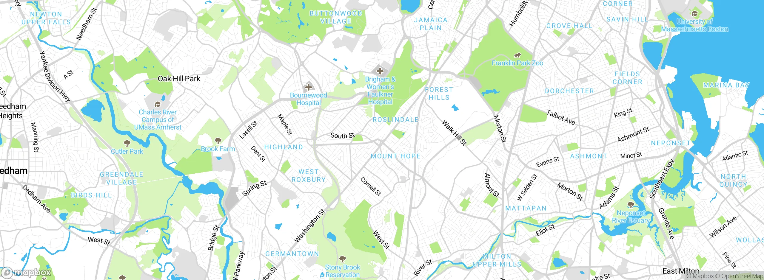 Map showing approximate location