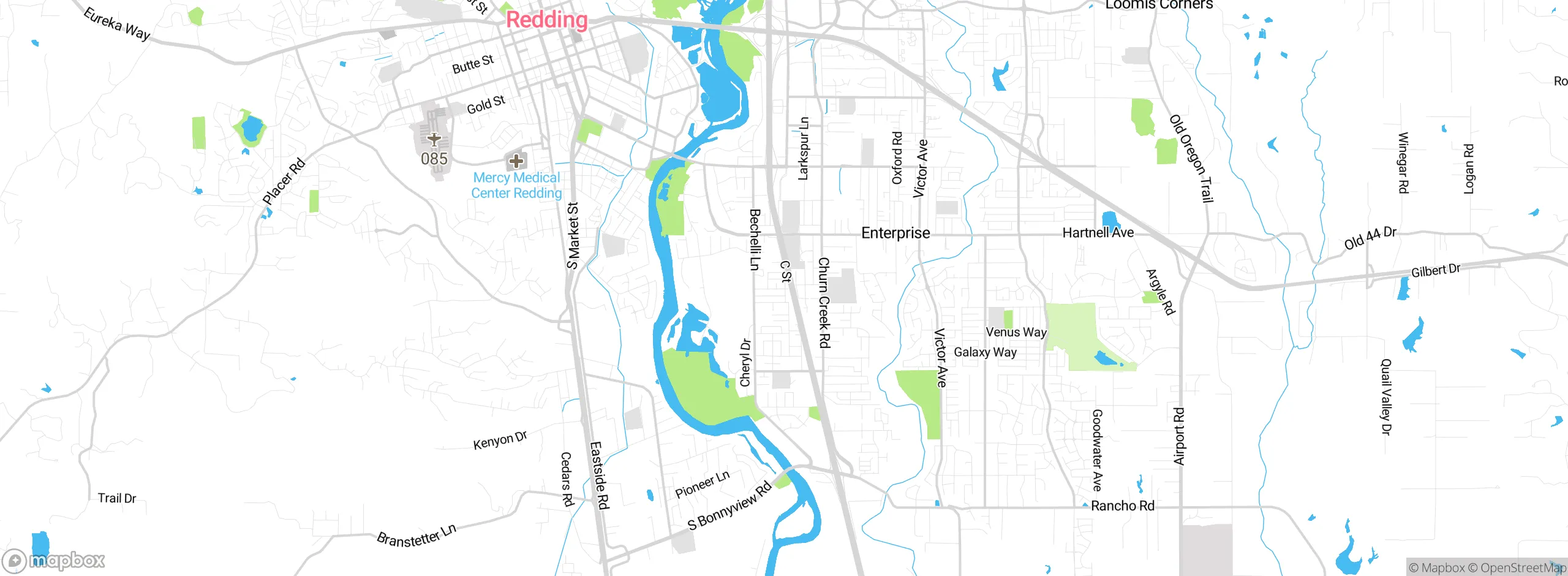 Map showing approximate location