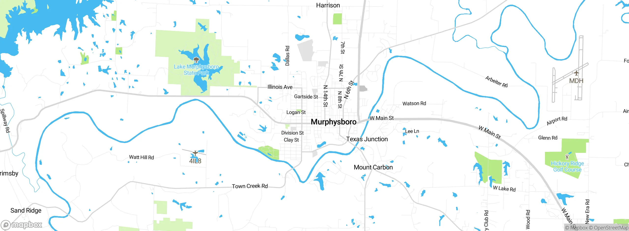 Map showing approximate location