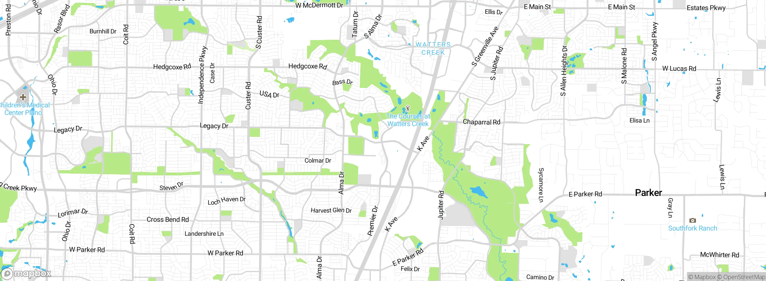 Map showing approximate location