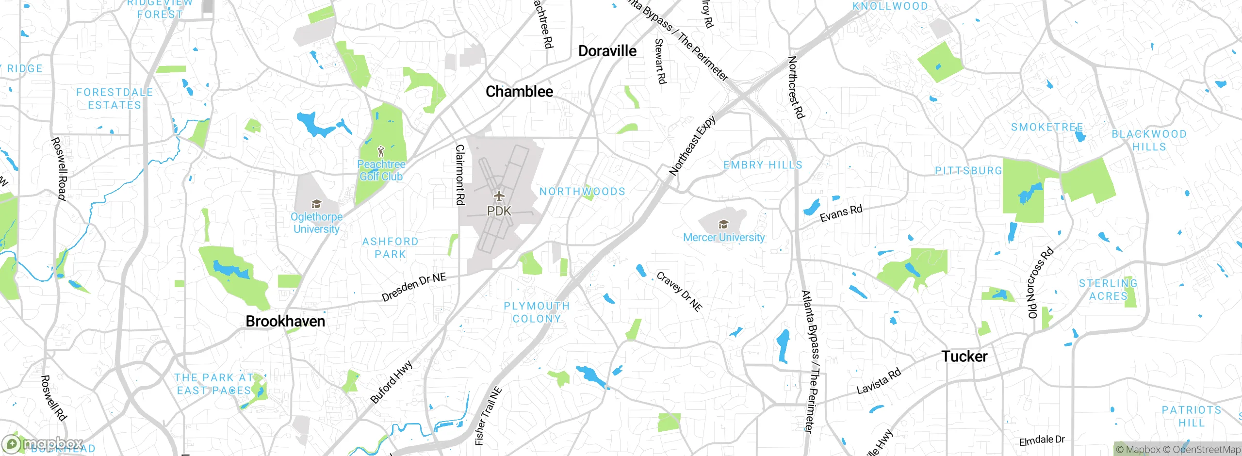 Map showing approximate location