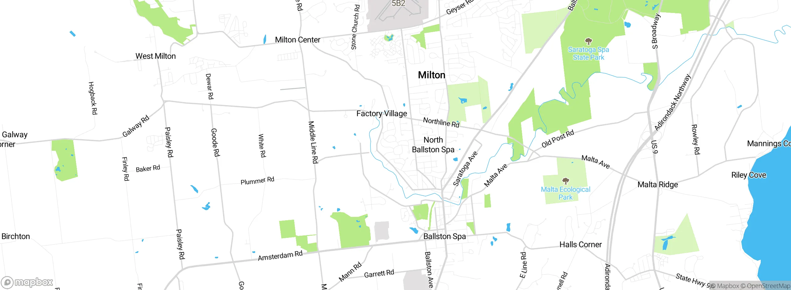 Map showing approximate location