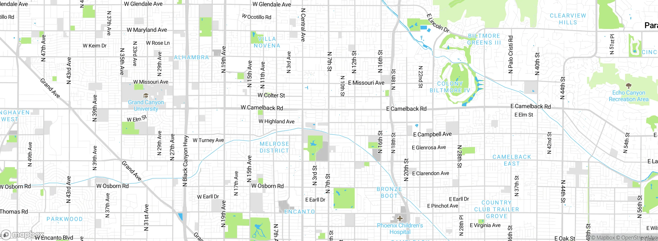 Map showing approximate location