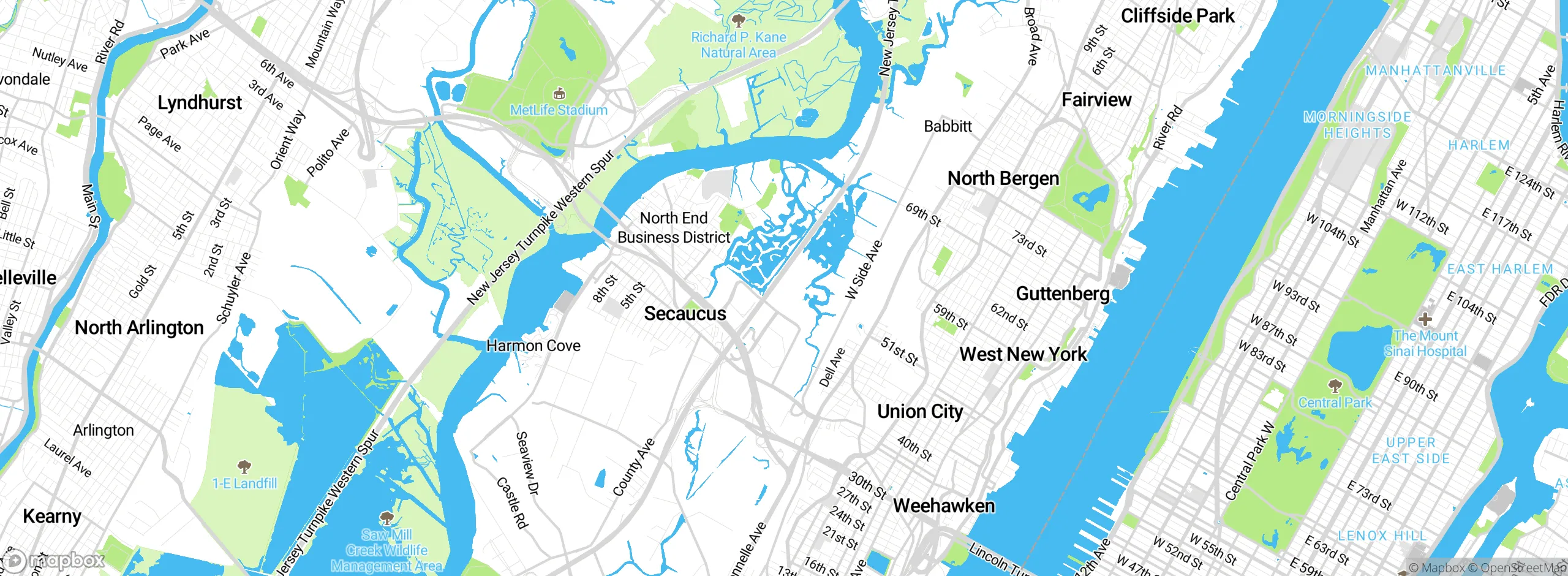 Map showing approximate location