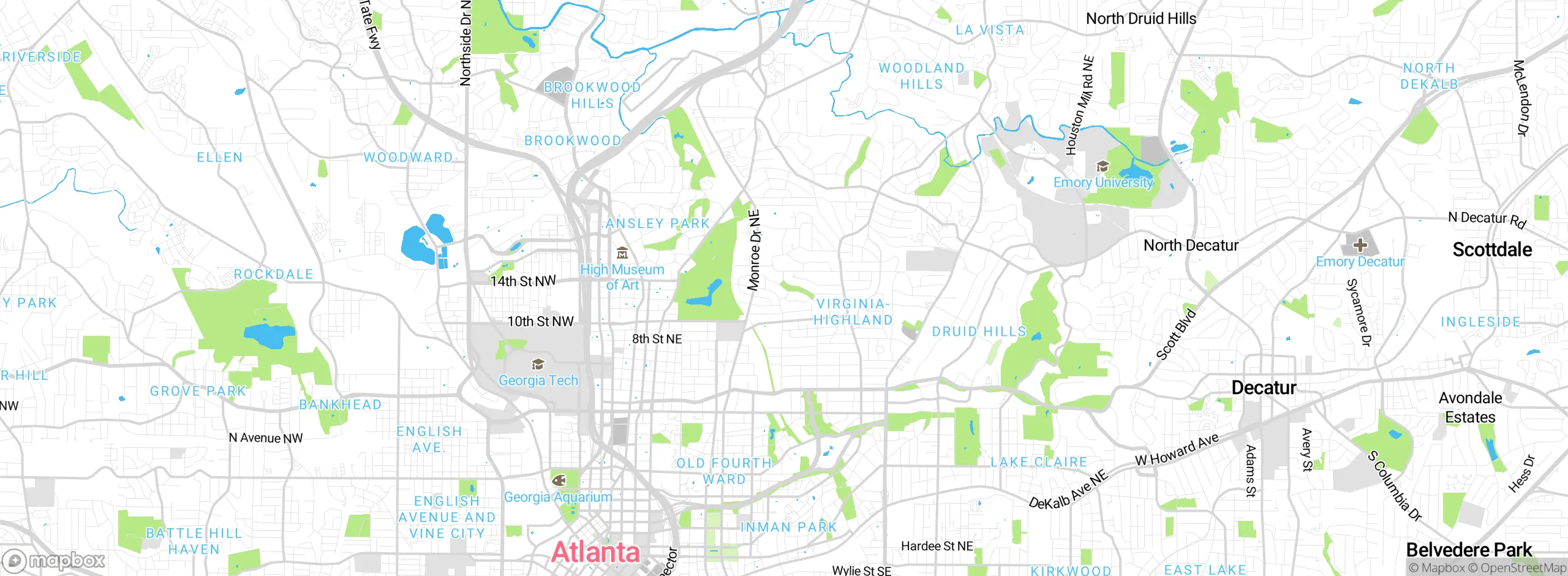 Map showing approximate location
