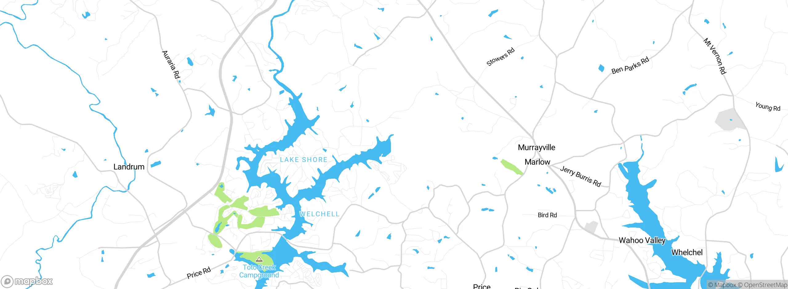 Map showing approximate location