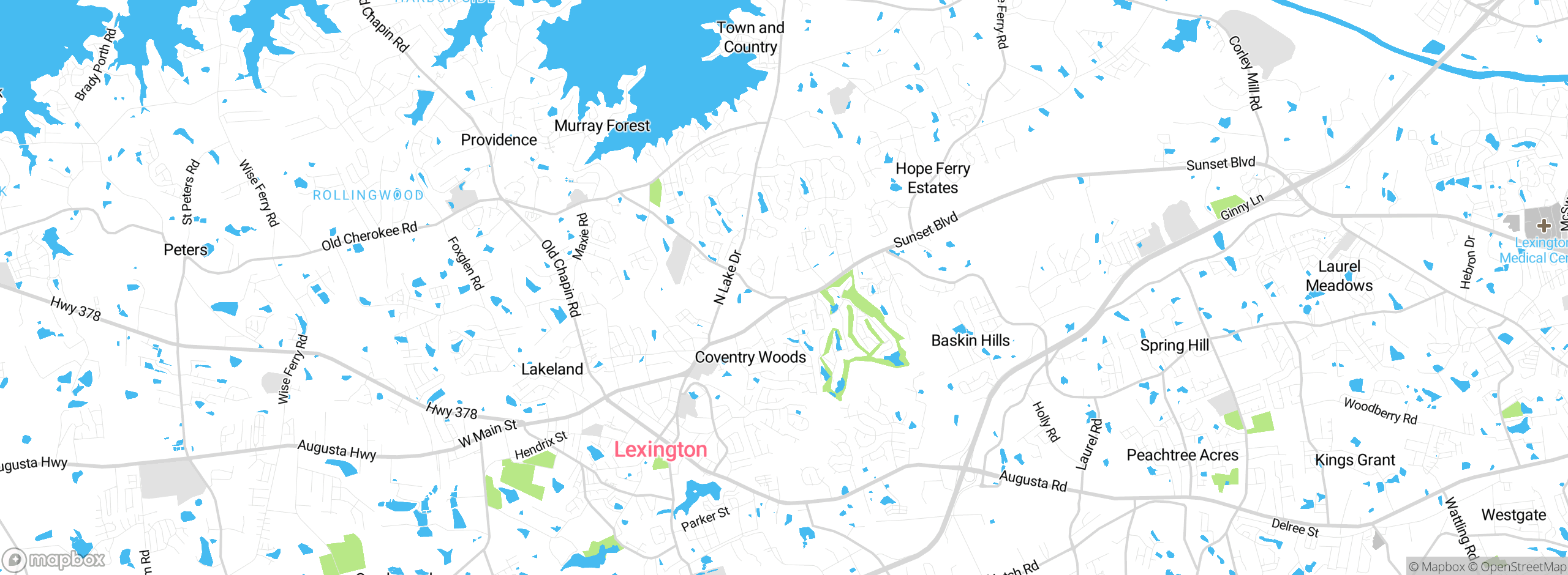 Map showing approximate location