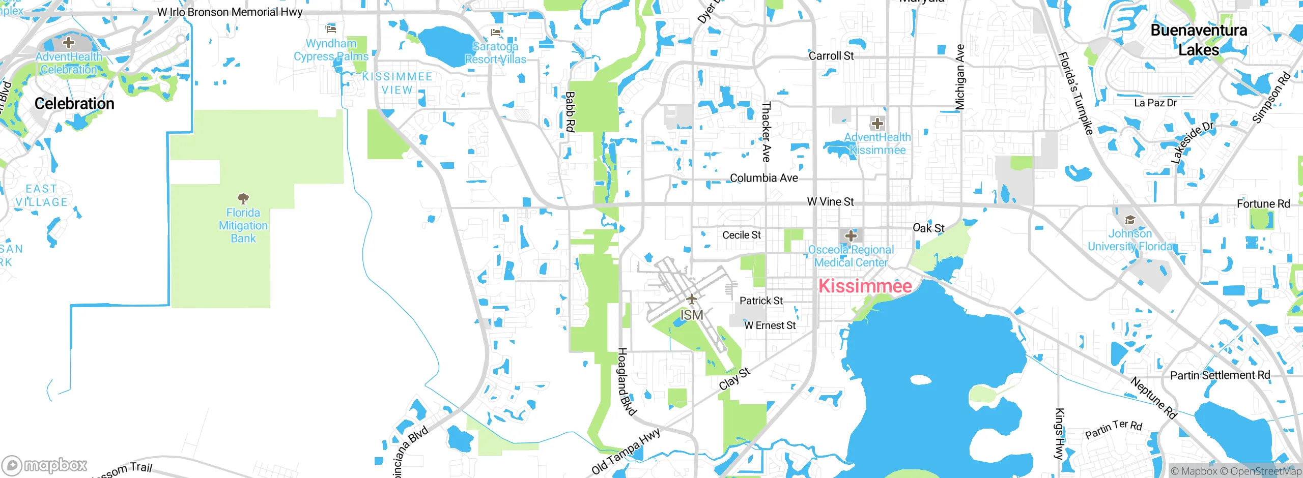 Map showing approximate location