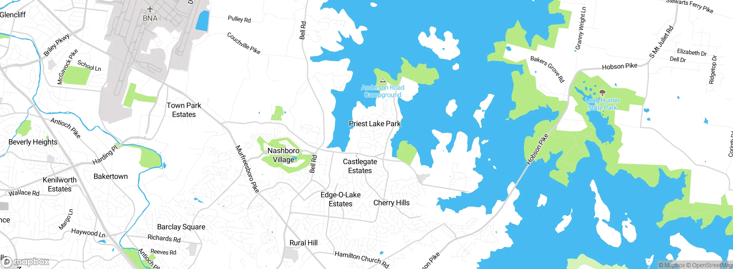 Map showing approximate location