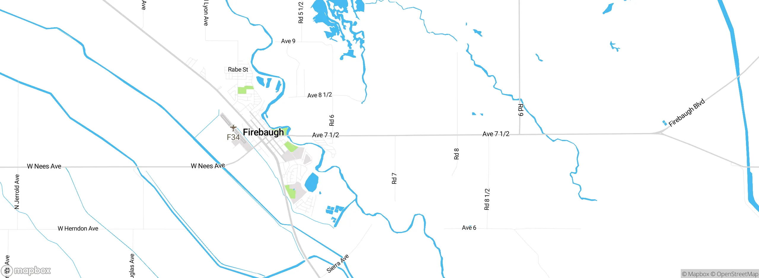 Map showing approximate location