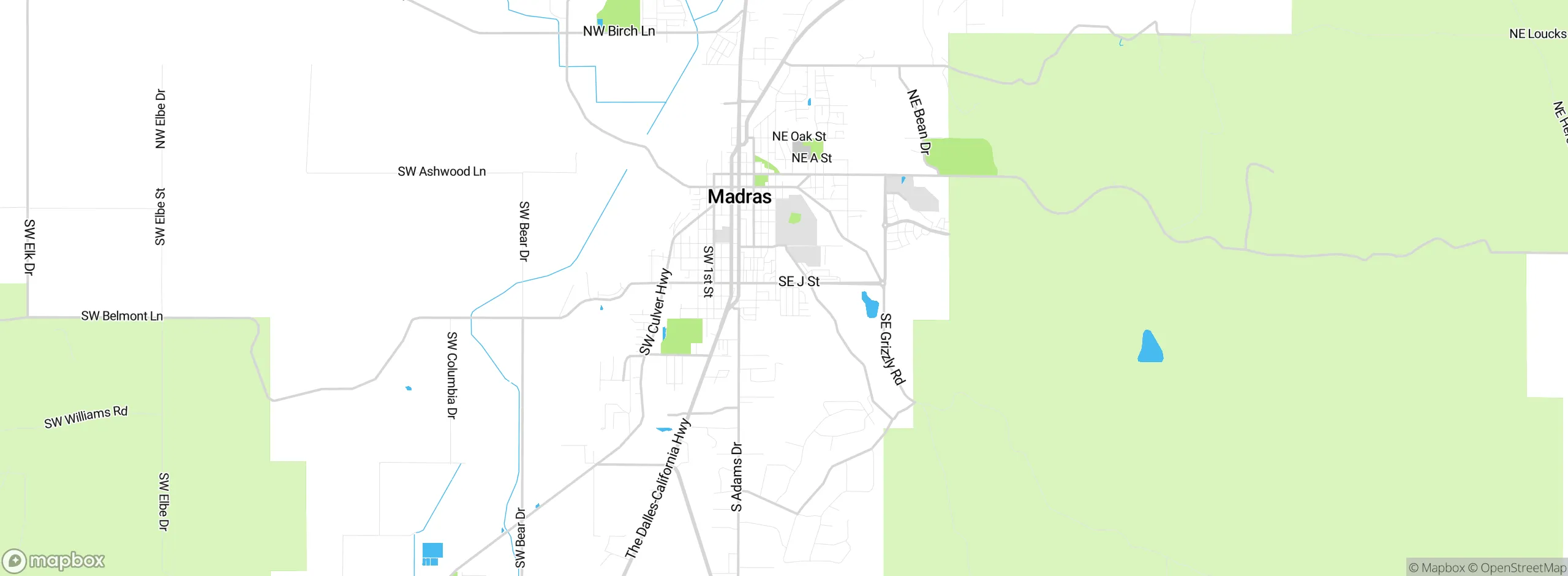 Map showing approximate location