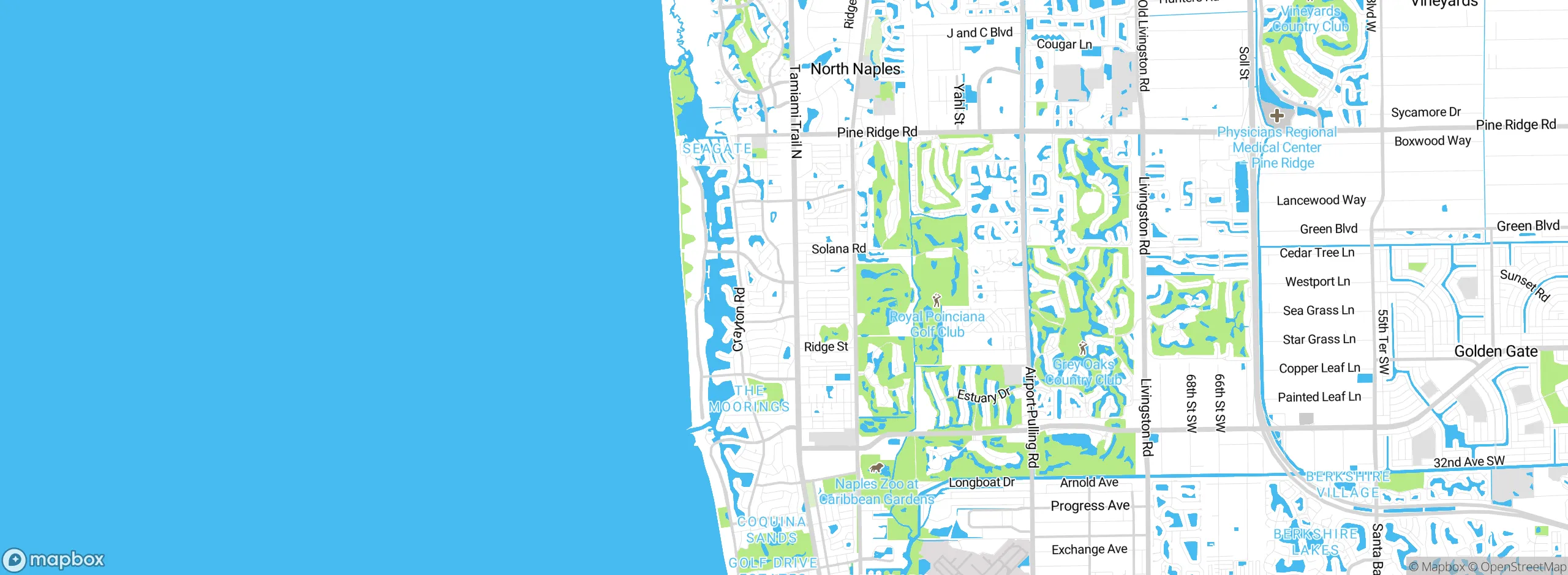 Map showing approximate location