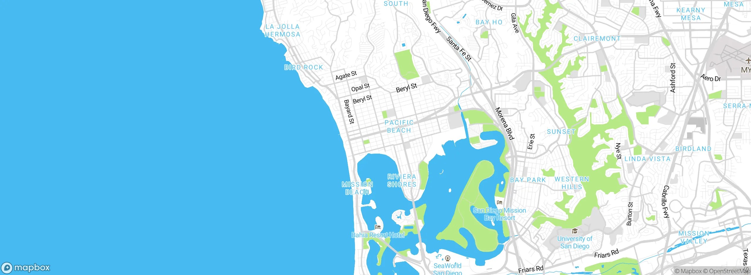 Map showing approximate location