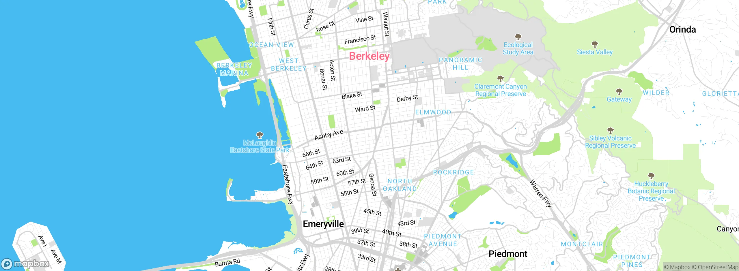 Map showing approximate location