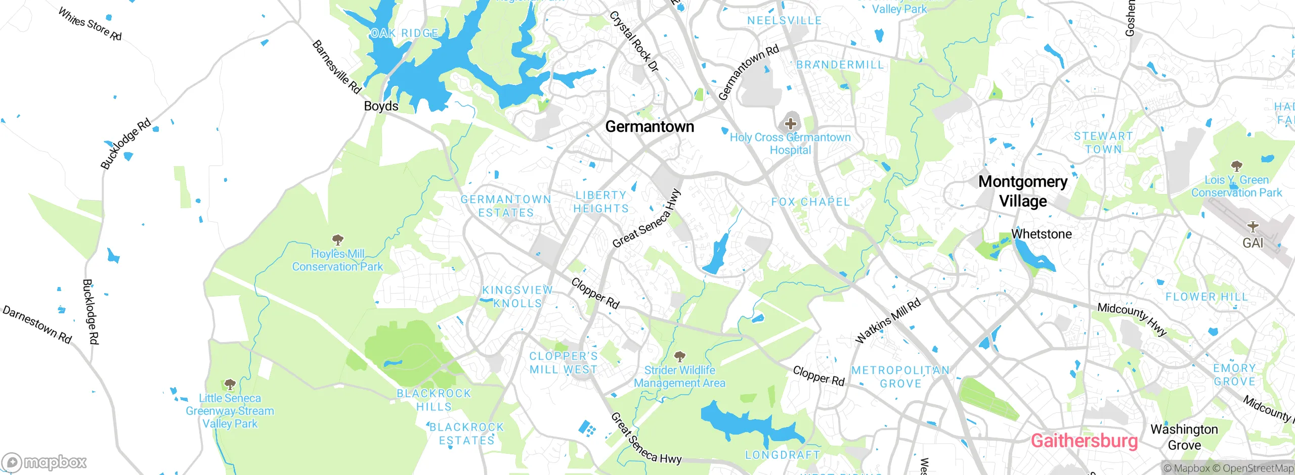 Map showing approximate location