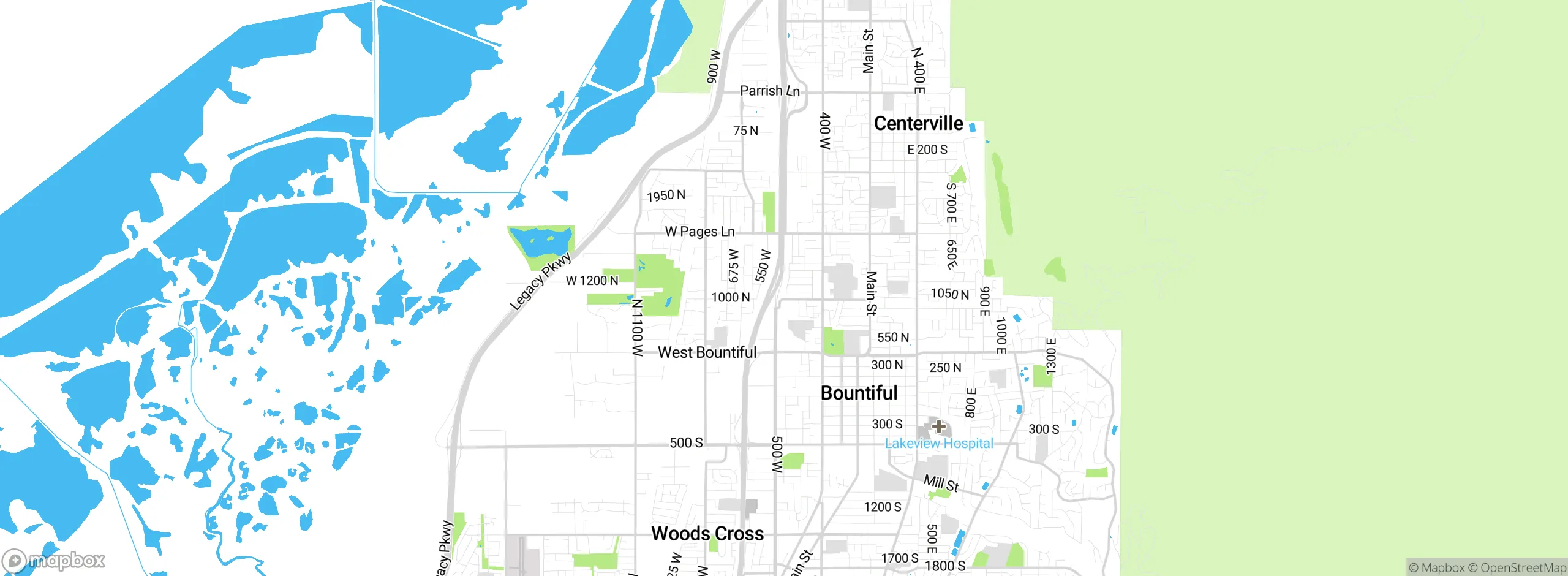 Map showing approximate location