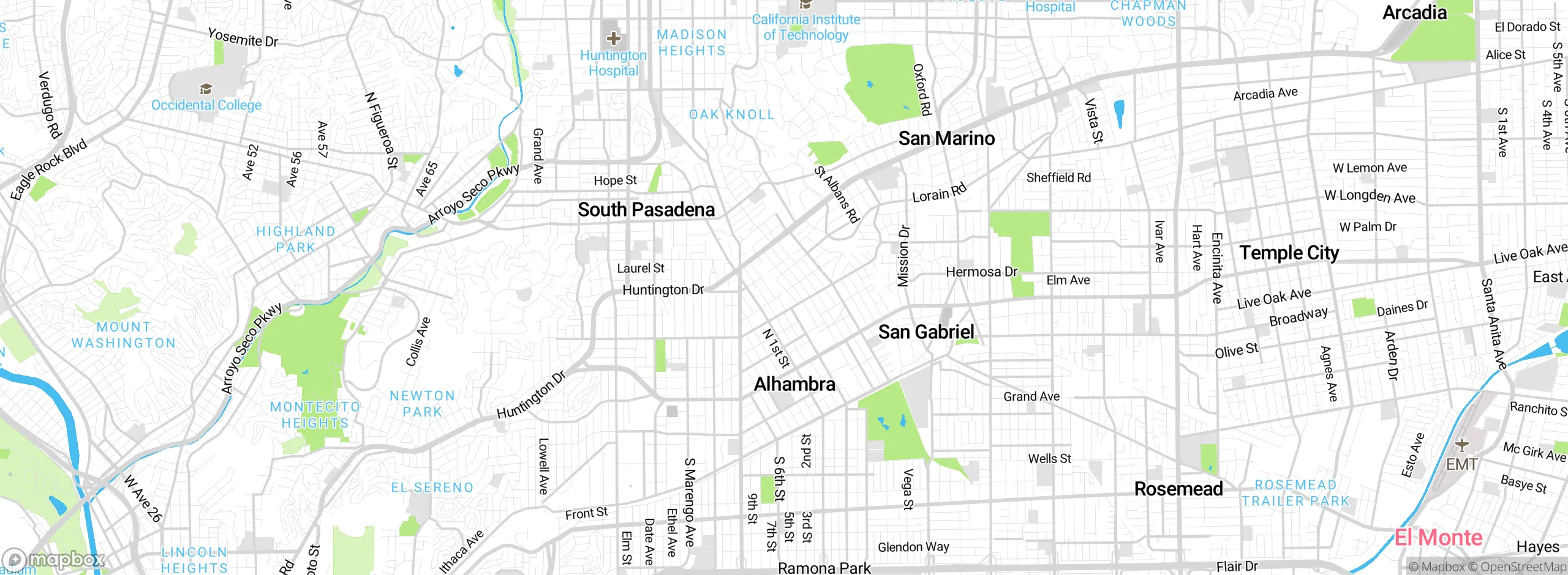 Map showing approximate location