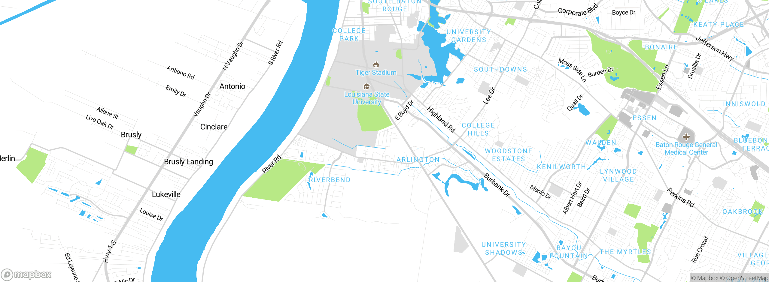 Map showing approximate location