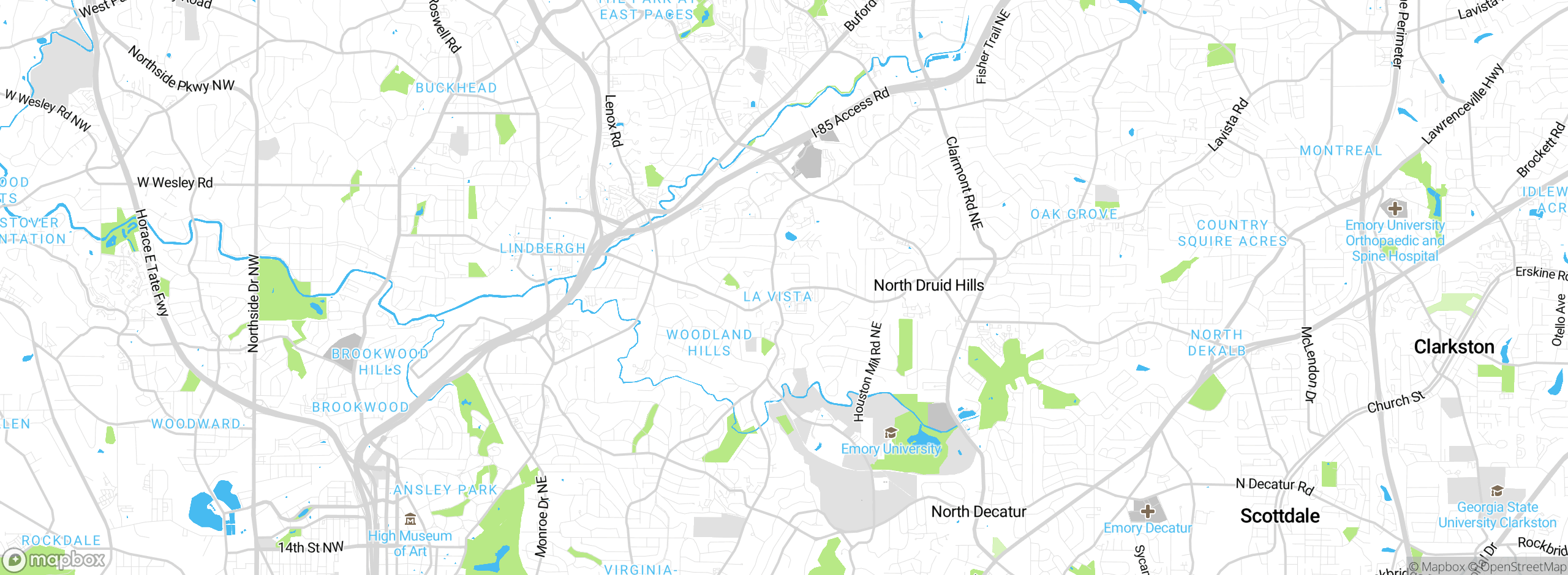 Map showing approximate location