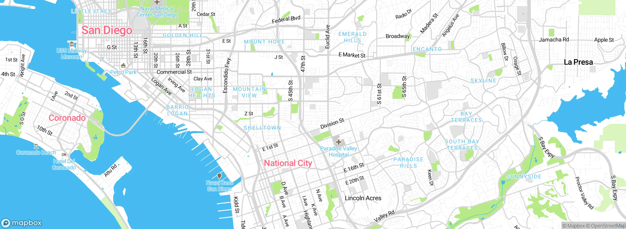 Map showing approximate location
