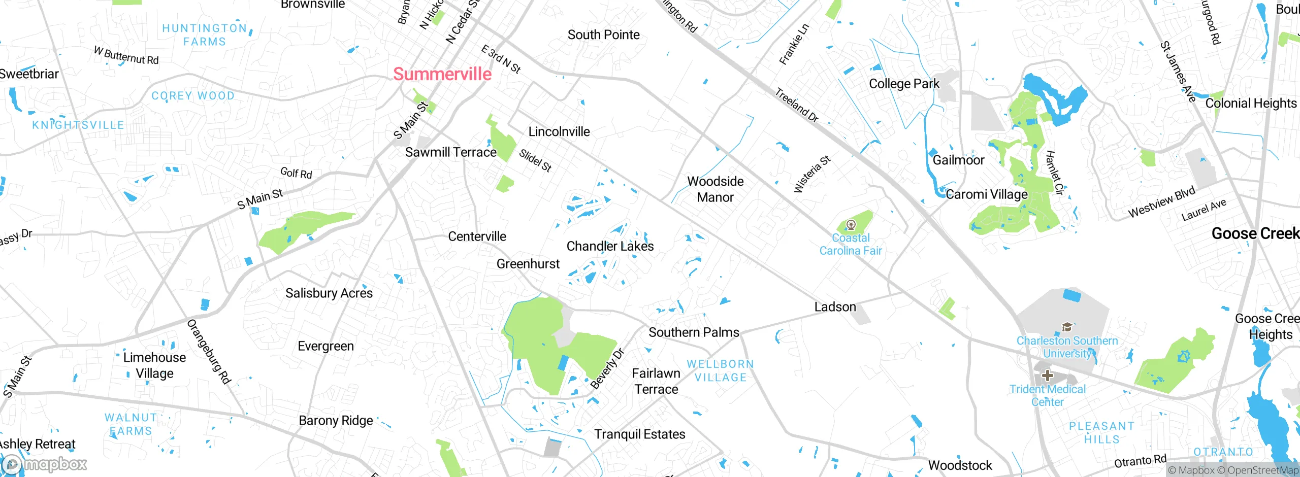 Map showing approximate location