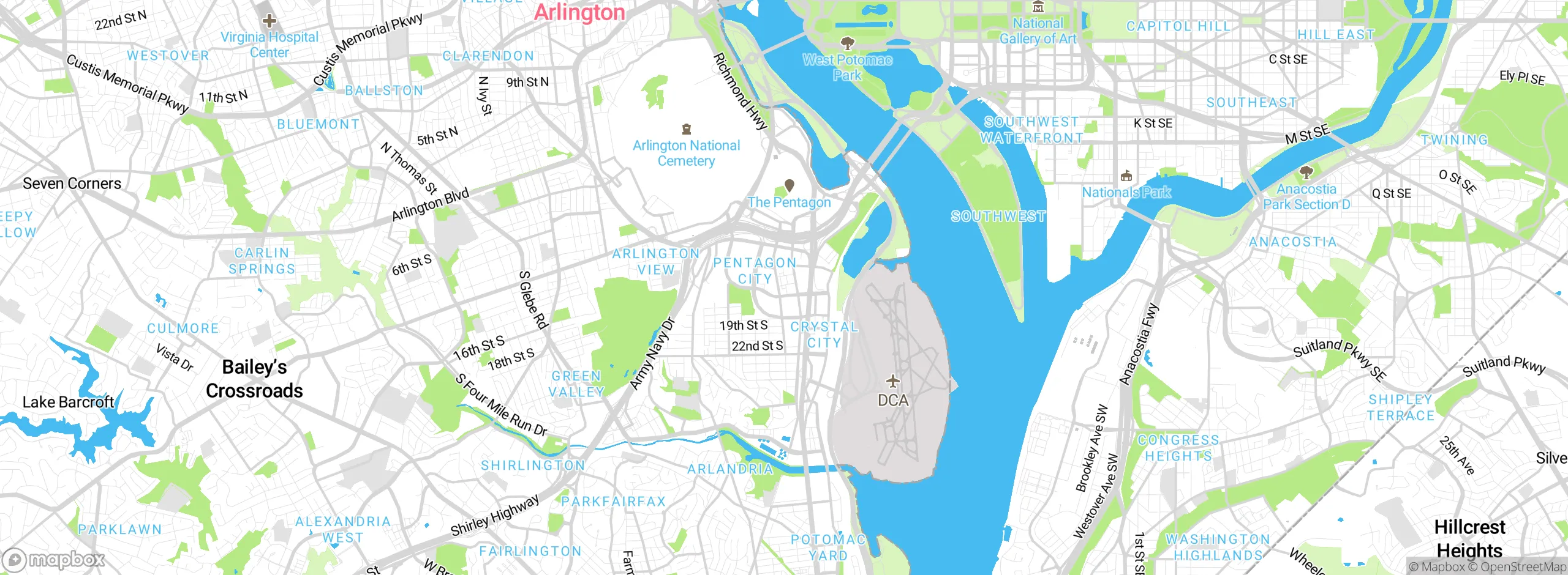 Map showing approximate location