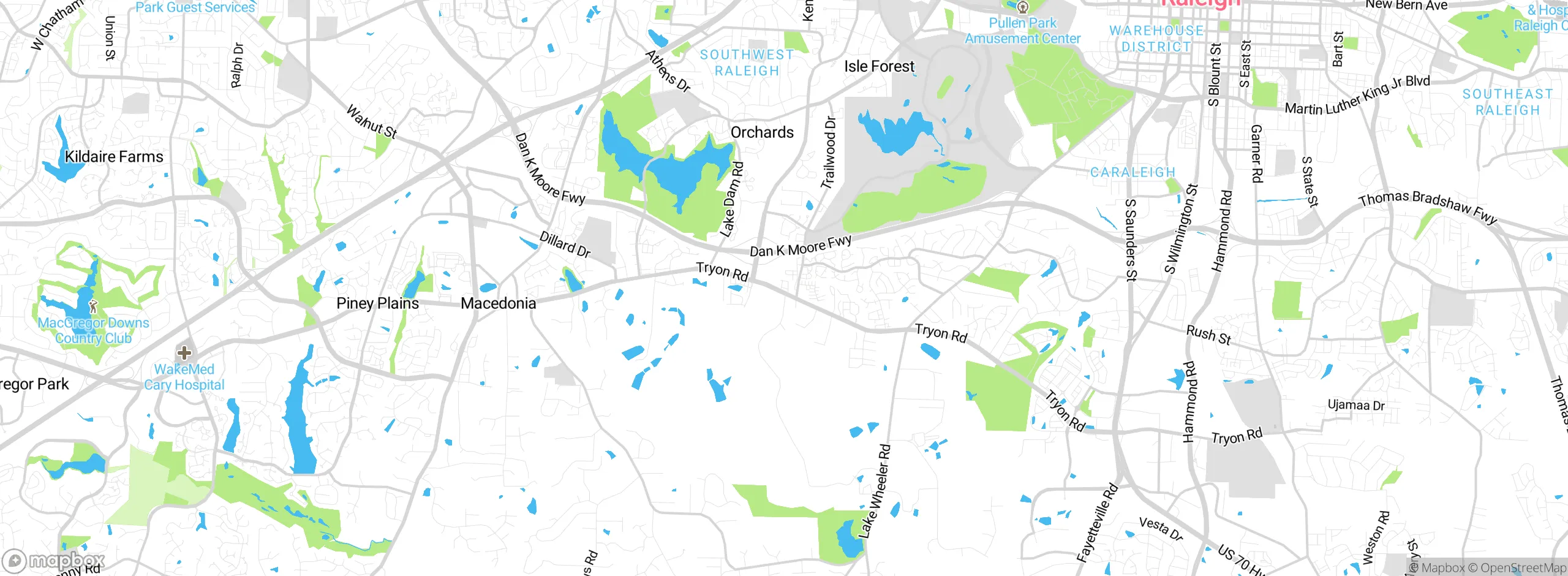Map showing approximate location