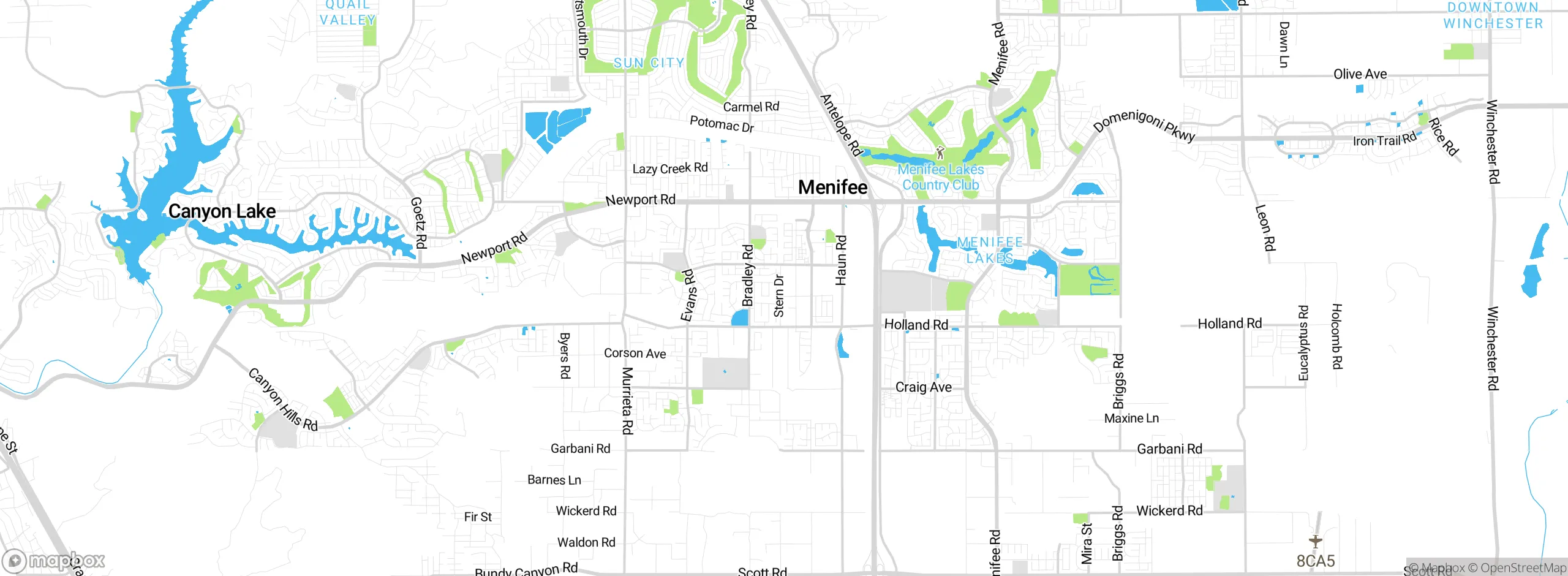 Map showing approximate location