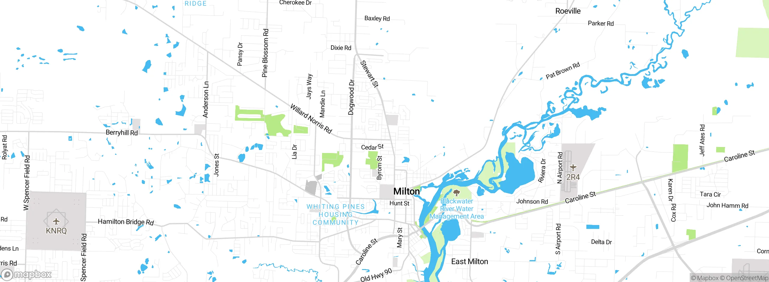Map showing approximate location
