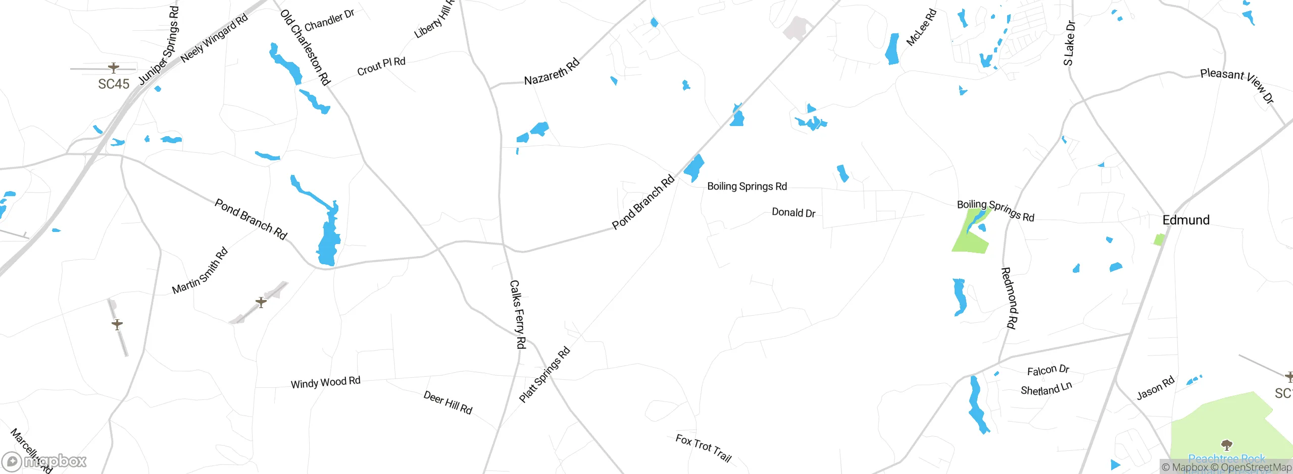 Map showing approximate location