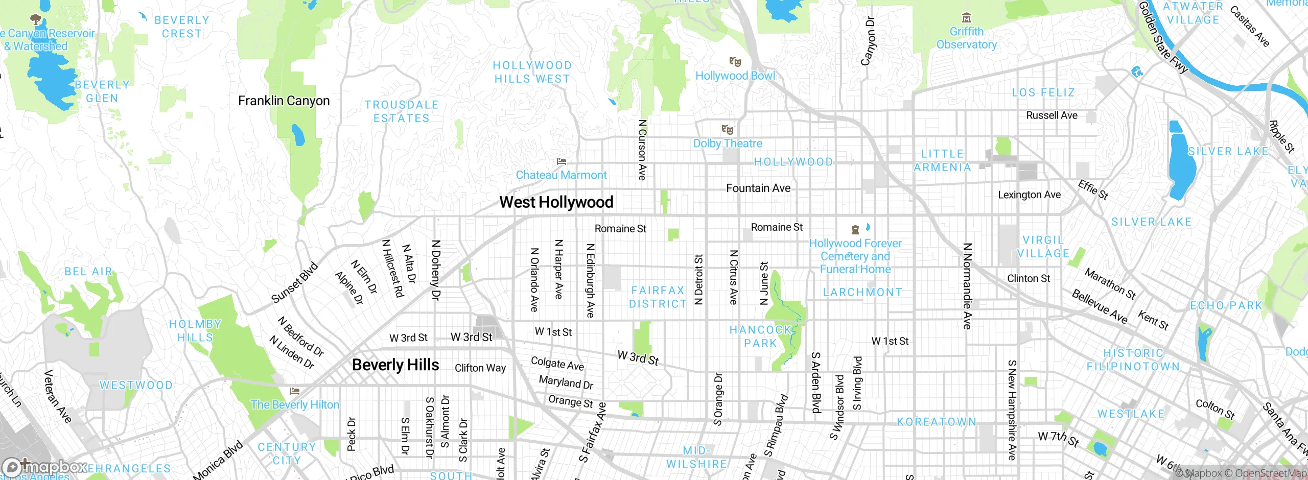 Map showing approximate location
