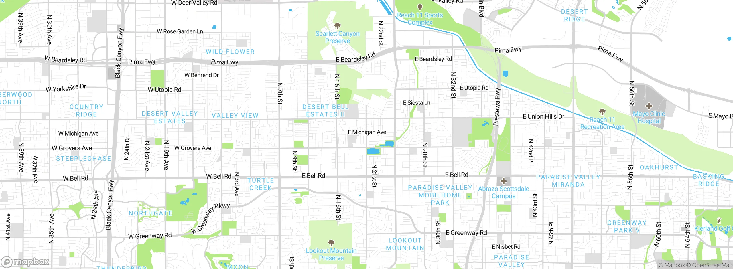 Map showing approximate location