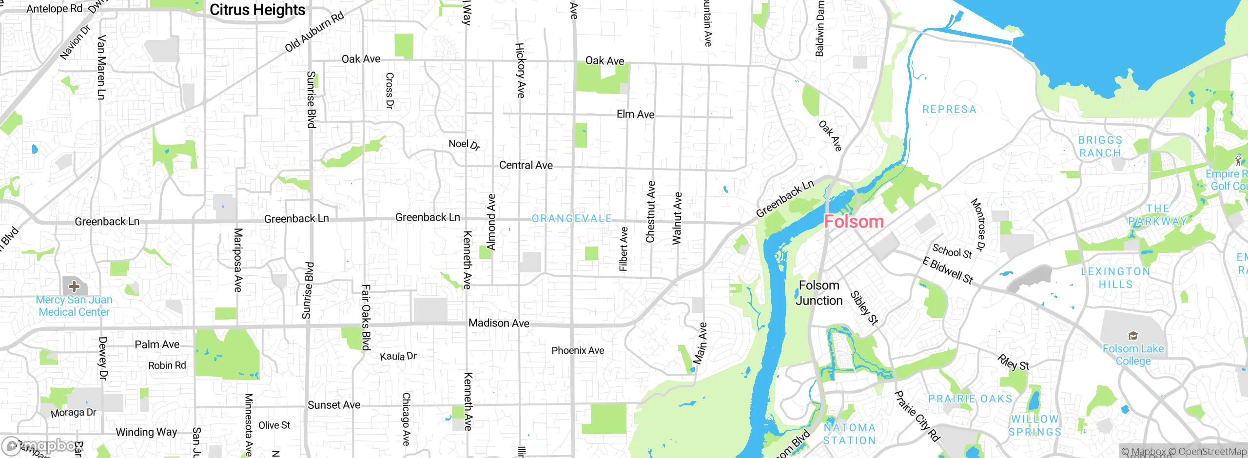 Map showing approximate location