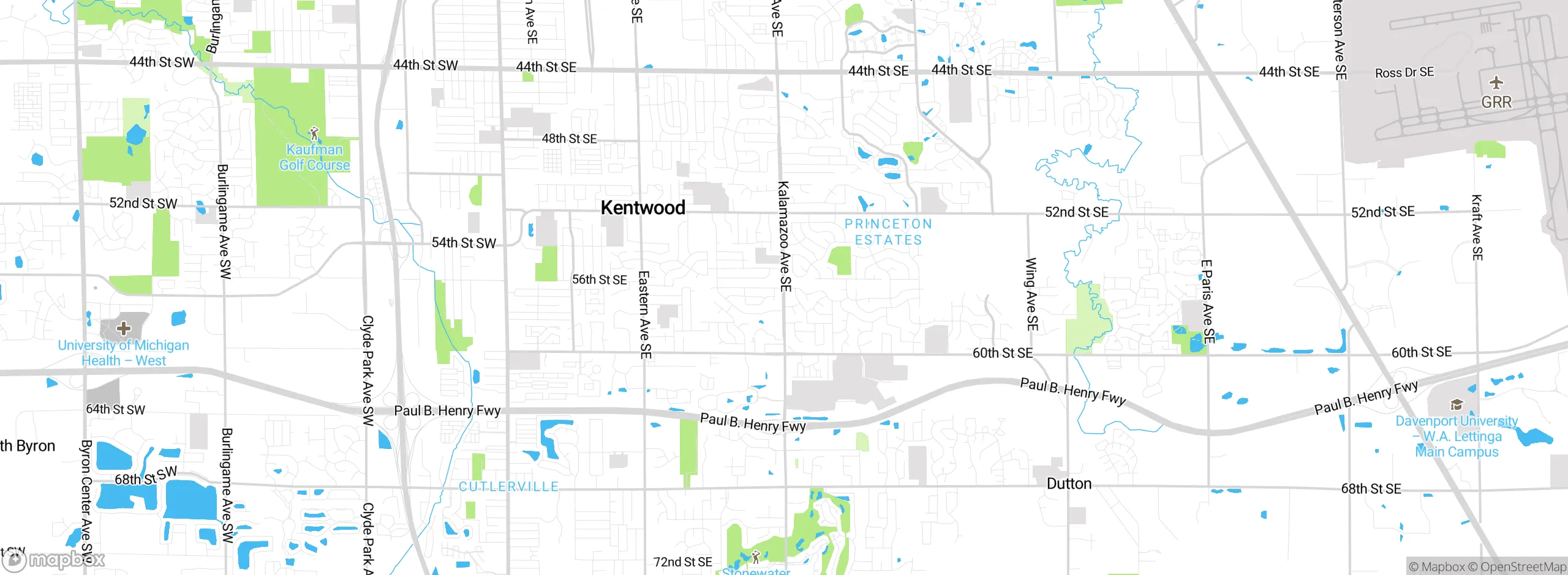 Map showing approximate location