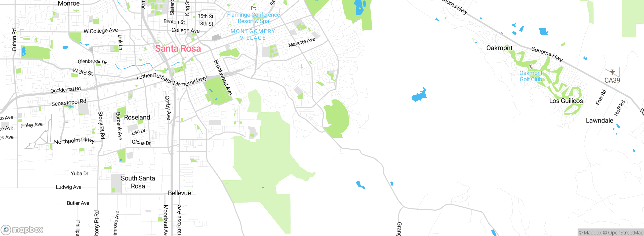 Map showing approximate location