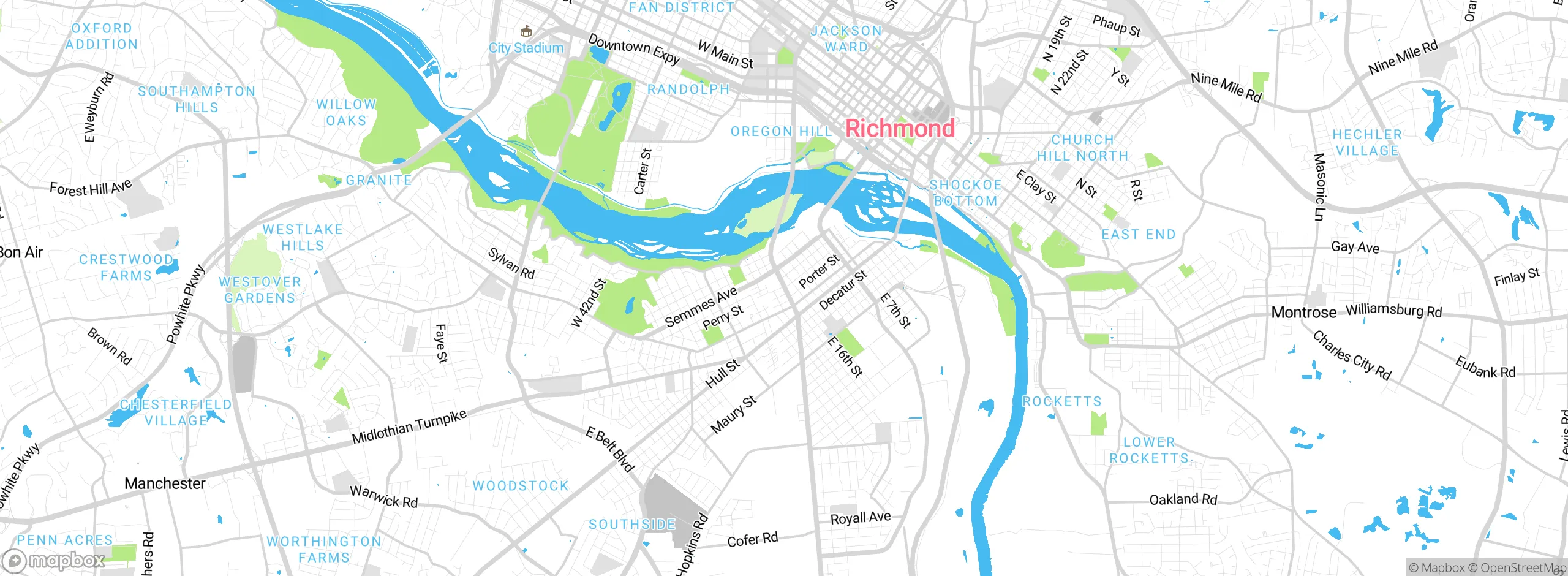 Map showing approximate location