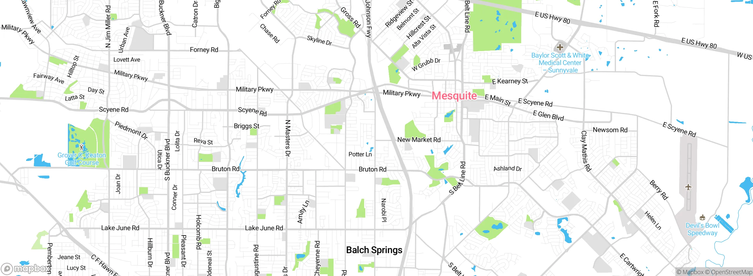Map showing approximate location