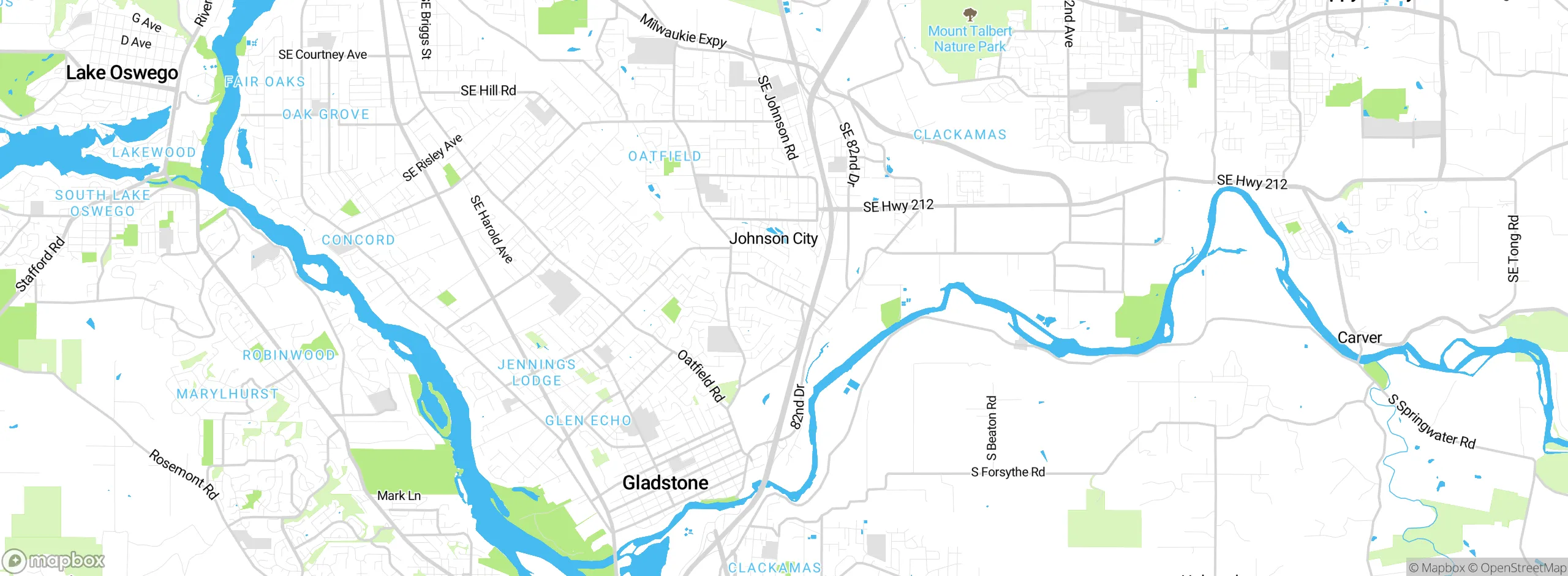 Map showing approximate location