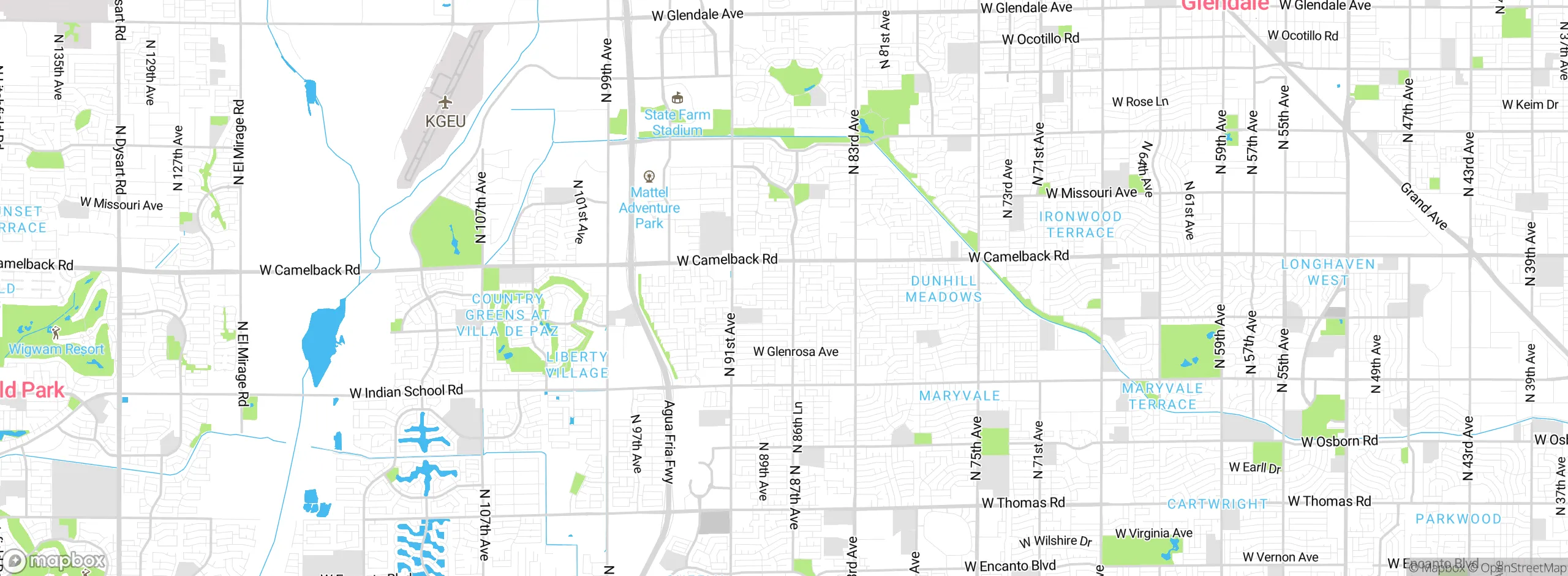Map showing approximate location