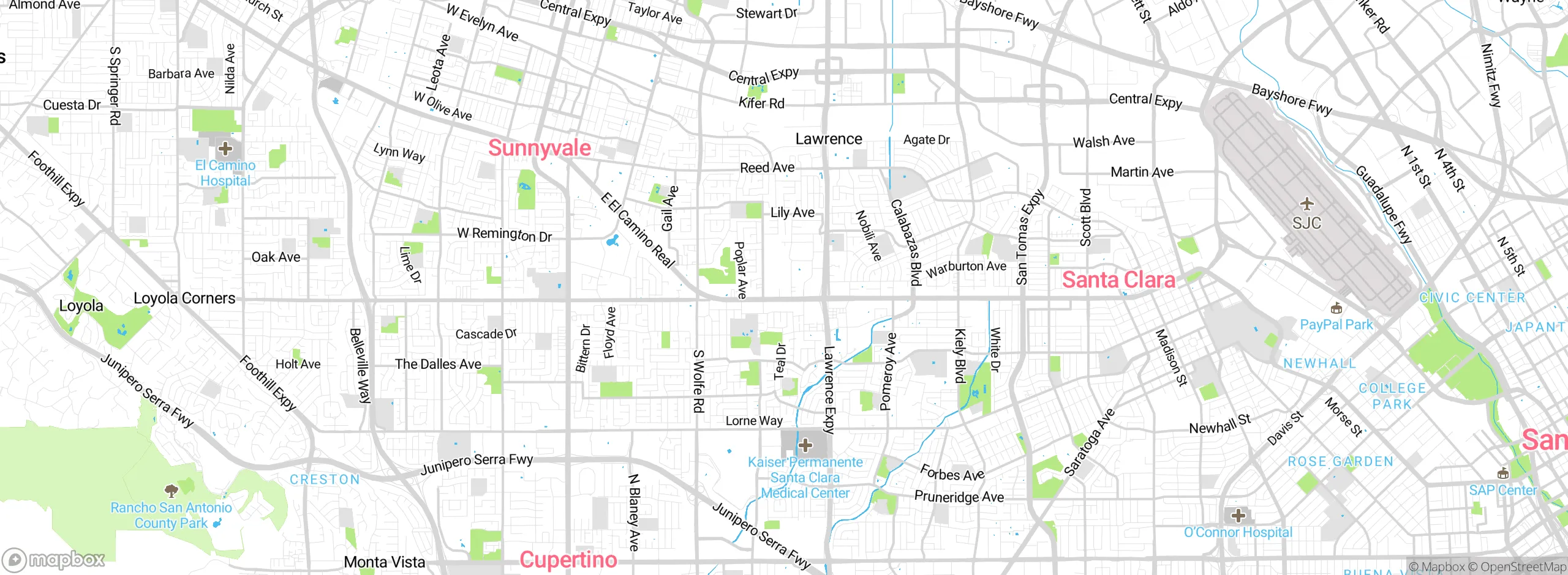 Map showing approximate location
