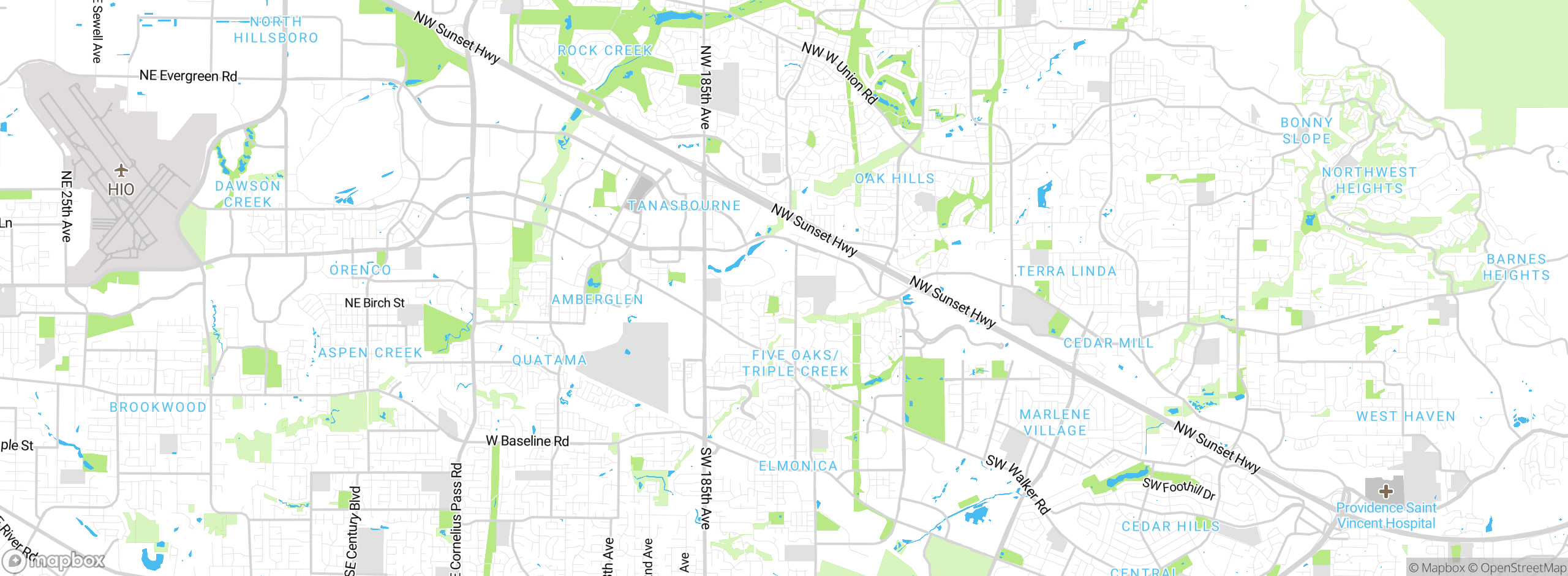 Map showing approximate location